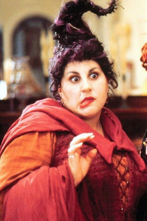 Mary, played by Kathy Najimy Mary Hocus Pocus, Hocus Pocus Cast, Hocus Pocus Halloween Costumes, Hermanas Sanderson, Max Dennison, Hocus Pocus 1993, Kathy Najimy, Hocus Pocus Movie, Mary Sanderson