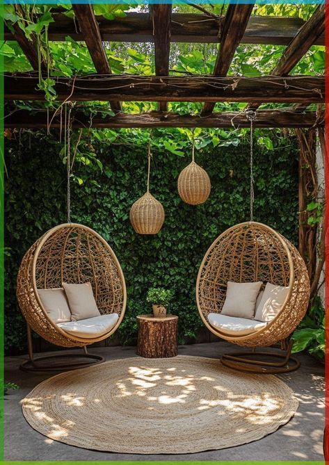 Diy Garden Oasis Backyard Ideas, Affordable Patio Ideas, Hammock Ideas Backyard, Zen Outdoor Space, Seating Area Design, Small Water Feature, Backyard Restaurant, Charming Backyard, Diy Backyard Oasis