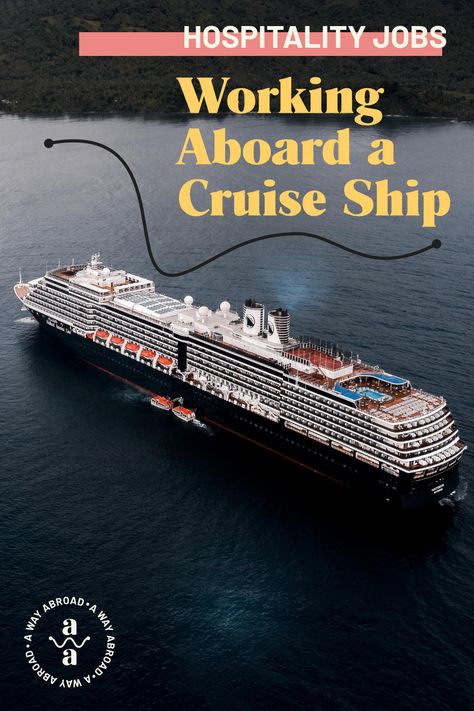 Want to find a cruise ship job and travel the world while working in hospitality? Find out how to get hired to work on a cruise ship and what it's like to work and travel. Cruise Ship Jobs, Working On A Cruise Ship, Jobs Abroad, Cruise Europe, Travel Jobs, Work Abroad, Move Abroad, Work And Travel, Travel The World