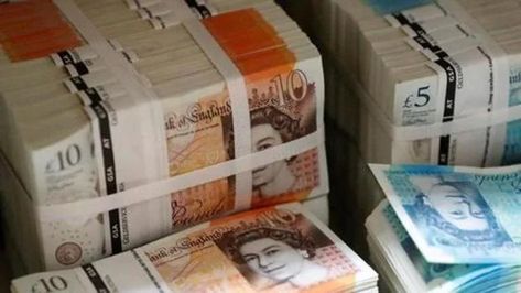 Money markets briefly priced in an interest rate cut to 0% by November, before pushing bets for a move back out to February 2022.(Reuters File Photo) Pound Sterling, British Pound, Bank Of England, Fake Money, Money Market, Central Bank, Cost Of Living, Exeter, Us Dollars