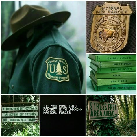 Vintage Park Ranger Aesthetic, Park Rangers, Forest Ranger Aesthetic, The Adventure Zone Amnesty, Dnd Ranger Aesthetic, Park Ranger Aesthetic, Adventure Zone Podcast, Adventure Core, Forest Ranger