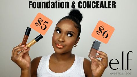 Elf Flawless Finish Foundation, Elf Foundation, Elf Concealer, Big Curly Hair, Eyes Lips Face, Most Popular Videos, Foundation Concealer, Eyes Lips, Have You Tried