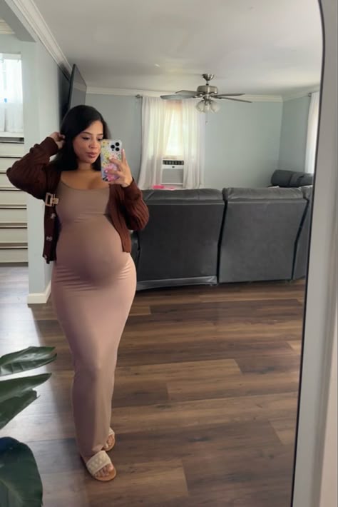 Maternity outfit inspo, fall fashion, pregnancy fall outfit inspo, slip dress, sweater weather Fall Outfits Women Maternity, Thanksgiving Pregnant Outfit, Pregnancy Thanksgiving Outfit, Thanksgiving Outfit Pregnant, Fall Pregnant Outfits, Pregnant Date Night Outfit, Thanksgiving Pregnancy Outfit, Hiding Pregnancy Outfits, Pregnant Thanksgiving Outfit