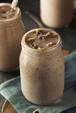 Cookie Dough Smoothie, Pancakes Protein, Glute Growth, Smoothie Fruit, High Protein Smoothies, Protein Smoothies, Protein Shake Smoothie, Healthy Shakes, Protein Shake Recipes