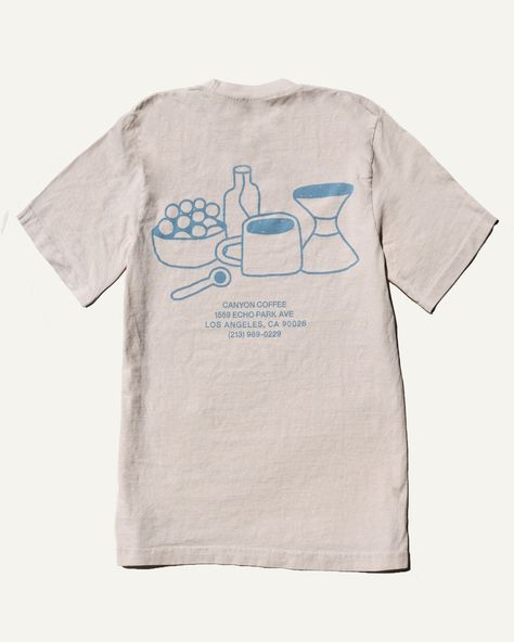 Cafe T Shirt Design, All I Got Was This Lousy T-shirt, Cafe Shirt Design, Cafe Merch, Coffee Tshirt Design, Coffee Merch, Los Angeles Vintage, Speckled Texture, Coffee Product