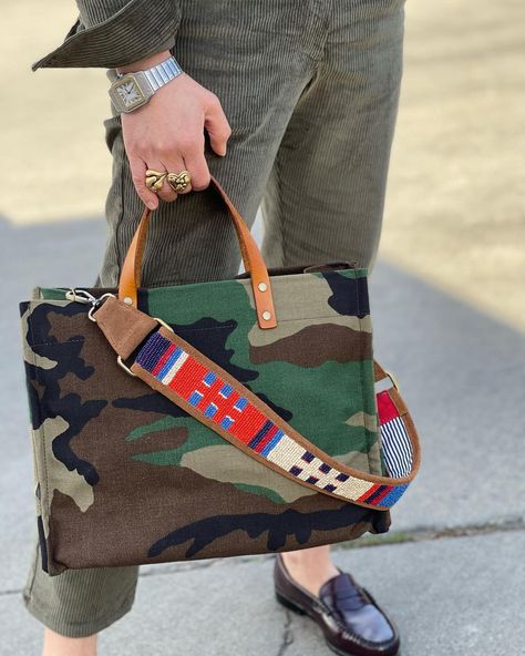 PARKER THATCH on Instagram: “Our new geometric beaded strap just arrived and it is a must have! Truly you can pair with any bag! #easeandelegance #wearitwithswagger…” Parker Thatch, Tennis Jewelry, Beautiful Beadwork, Stripe Shirt, Military Grade, Shirt Fabric, Red Stripe, Daily Essentials, Small Accessories