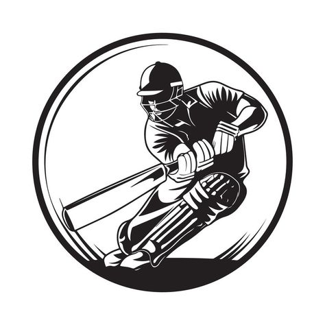 Cricket Logo Creative, Cricket Tattoo, Sports Sketch, Logo Cricket, Cricket Logo Design, Cricket Dress, Cricket Icon, Cricket Logo, Olympic Logo