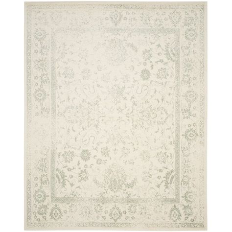 Laurel Foundry Modern Farmhouse Howton Ivory/Sage Area Rug | Wayfair Floral Accent Rug, Lodge Style, Rustic Shabby Chic, Motif Vintage, Rustic Lodge, Floral Area Rugs, Laurel Foundry Modern Farmhouse, Vintage Area Rugs, Accent Rugs