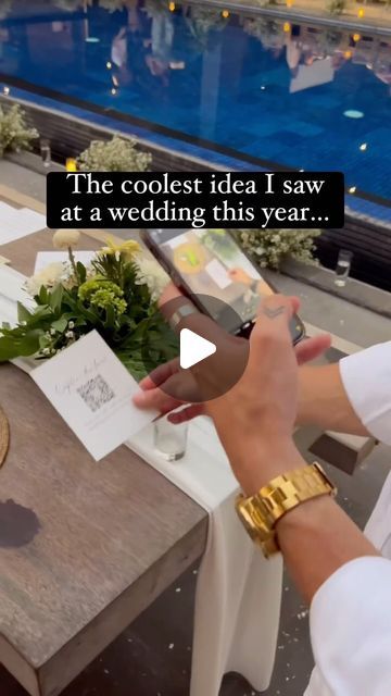 Wedding Planning Resource on Instagram: "What a cute idea to see your wedding from your guests POV! Credit to @nevermissmoments  #wedding #weddingideas #weddinginspiration #bridetobe #groomtobe #2024wedding #weddingtips #weddingphotography #weddingguest #weddingguests #weddingreels" Wedding Tips, On Your Wedding Day, Fun Wedding, Qr Code, Wedding Guest, Instagram A, Wedding Venues, Wedding Planning, Wedding Inspiration