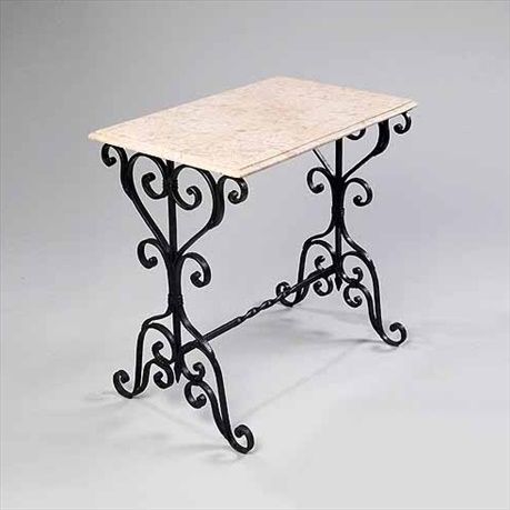 Herb Table, Unique Patio Furniture, Patio Table Decor, Wrought Iron Furniture, Metal Patio Furniture, Wrought Iron Patio Chairs, Wrought Iron Decor, Contemporary Bedroom Furniture, Wrought Iron Table