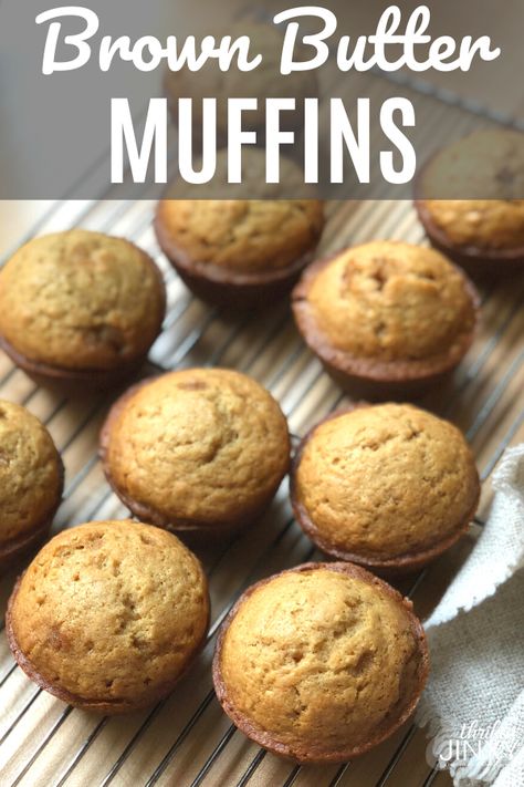 Butter Muffins, Brown Butter Cookies, Muffins Recipes, Crunchy Granola, Browned Butter, How To Make Brown, Muffin Cups, Butter Cake, Cupcake Muffins