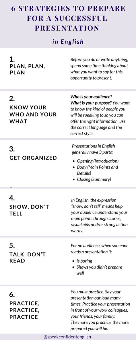 Professional English. Some easy to follow steps on how to prepare for a presentation in English. Get the full lesson + a checklist to download at https://www.speakconfidentenglish.com/prepare-presentations/?utm_campaign=coschedule&utm_source=pinterest&utm_medium=Speak%20Confident%20English%20%7C%20English%20Fluency%20Trainer No Ego, Professional English, Presentation Tips, Public Speaking Tips, Motivational Speaking, The Pause, Presentation Skills, Good Presentation, Larger Than Life