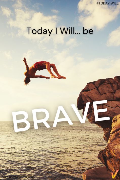 Only The Brave, Brave Quotes, Positive Good Morning Quotes, Vision Board Goals, Brave Girl, Be Brave, Motivational Quotes For Life, The Brave, Morning Quotes