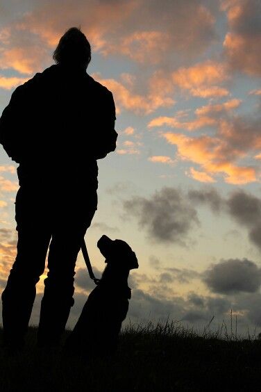 Man And His Dog, Dog Cat Pictures, Vision Of Love, Puppy Photography, Sussex England, Silhouette Photography, Black And White Art Drawing, Black And White Dog, Dog People