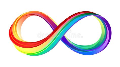 White Background Tattoo, Rainbow Infinity Symbol, Background Tattoo, Rainbow Feather, Painted Rainbow, Rainbow Swirl, Amazing Pics, White Rainbow, Infinity Symbol