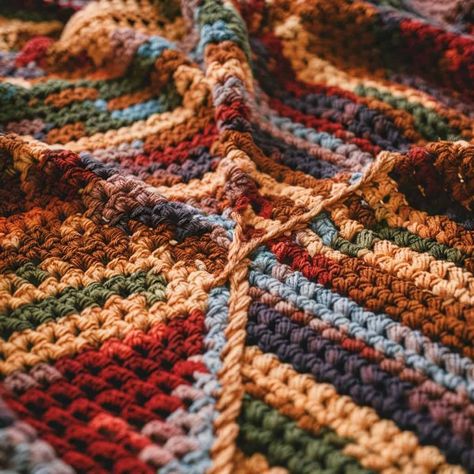 20 Perfect Crochet Stitches for Blankets: Snuggle Up in Style - Fabricerie Crochet Blanket Different Stitches, Crochet Unique Blanket, Snuggle Stitch Crochet Blanket, Snuggle Stitch Crochet, Crocheting A Blanket, Modern Crochet Blanket, Ripple Stitch, Crochet Unique, Crochet Afghan Patterns Free