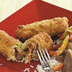 Sausage Egg Rolls, Shower Recipes, Cocktail Party Appetizers, Egg Rolls Recipe, Surprise Arizona, Wonton Recipes, Egg Roll Recipes, Egg Roll Wrappers, Sweet And Sour Sauce