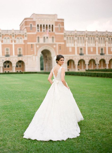 Nancy Aidee Photography - nancyaidee.com | #bride #dress Classic Photography, Rice University, Classic Wedding Dress, Wedding Dresses Strapless, Houston Wedding, Engagement Photo Inspiration, Wedding Gowns Lace, Bridal Wedding Dresses, White Wedding Dresses