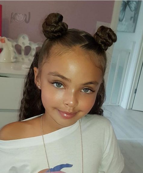 Mixed Kids Hairstyles, Mixed Girl Hairstyles, Easy Toddler Hairstyles, Mixed Girl, Easy Hairstyles For Kids, Girls Hairstyles Easy, Toddler Hairstyles Girl, Mixed Hair