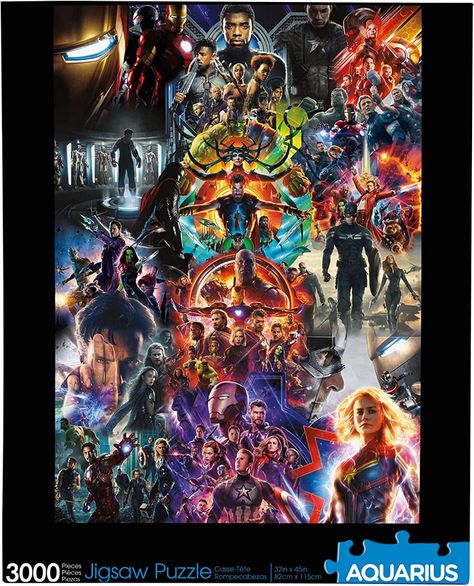 Amazon.com: AQUARIUS Marvel Avengers Collage (3000 Piece Jigsaw Puzzle) - Glare Free - Precision Fit - Officially Licensed Marvel Merchandise & Collectibles - 32 x 45 Inches : Toys & Games Marvel Puzzle, Poster Marvel, Movie Art Print, Disney Puzzles, Ultimate Marvel, Marvel Gifts, Marvel Collectibles, Marvel Clothes, Marvel Merchandise