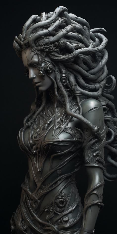 Medusa Masks, Medusa Pictures, Statue Of A Woman, Woman With Long Hair, Medusa Gorgon, Medusa Art, Classic Sculpture, Ancient Egypt Art, Medusa Tattoo