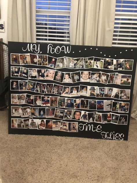 High School graduation baby poster board”My How time flies” Graduation Photo Boards, Diy Graduation Party Ideas, Graduation Party Picture Display, Diy Graduation Party, Graduation Party Inspiration, Graduation Party Pictures, Graduation Boards, High School Graduation Party Decorations, Graduation Party Table