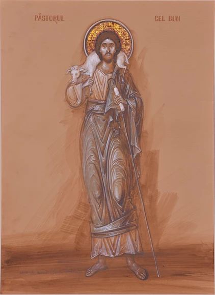 The Parable of the Lost Sheep (The Good Shepherd) | Parables Sheep Icon, Jesus Shepherd, Parable Of The Lost Sheep, Christ The Good Shepherd, Lost Sheep, The Lost Sheep, Good Shepherd, The Good Shepherd, Byzantine Icons