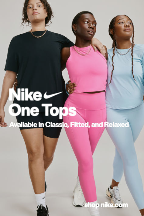 Refresh your closet with the buttery soft Nike One Tops in silhouettes to fit every style. Shop Now at Nike.com Nike Photoshoot, Sporty Summer Outfits, Prom Proposals, Cute Prom Proposals, Sporty Summer, Holistic Fitness, Teen Swag, Creative Outfits, City Pop