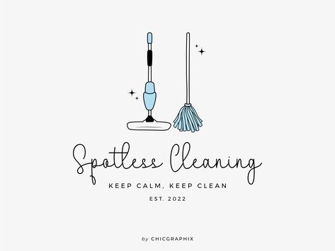 Cleaning Logo, Maid Logo, House Cleaning Logo Cleaning Service Logo Ideas, Housekeeping Logo Design, Cleaning Logo Business, Cleaning Company Names, Cleaning Logos, Housekeeping Logo, Cleaning Business Logo, Cleaning Company Logo, Cleaners Logo