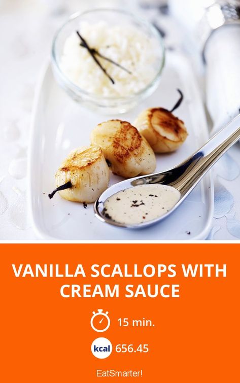 Scallops In Cream Sauce, Scallops With Vanilla Sauce, Shrimp And Scallop Pasta Cream Sauces, Sauce For Scallops, Scallop Pasta White Wine Garlic Butter, Scallops Pasta White Wine, Whiskey Cream, Bourbon Cream, Healthy Sauces