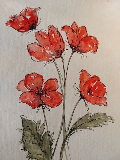 Poppy Remembrance Day Art, Poppy Remembrance Day, Remembrance Day Art, Remembrance Day Poppy, Painted Poppies, Micron Pens, Art To Try, Constructive Criticism, Remembrance Day