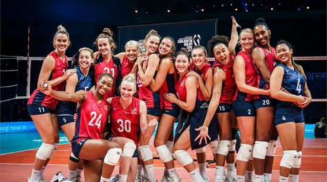 U.S. Women Sweep Canada, Improve to 2-0 at Worlds - USA Volleyball Kelsey Robinson, Team Usa Volleyball, Usa Volleyball Team, Sports Dietitian, Pool Play, Olympic Beach Volleyball, Japan National Volleyball Team, Usa Volleyball, Lakeside Park