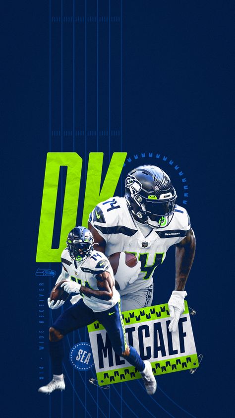 HD DK Metcalf Wallpaper Explore more American, American Football Wide Receiver, DeKaylin Zecharius, DK Metcalf, Football wallpaper. https://www.whatspaper.com/hd-dk-metcalf-wallpaper/ Dk Metcalf Wallpaper, Seahawks Wallpaper, Dk Metcalf, Seattle Seahawks Football, Uhd Wallpaper, Z Wallpaper, Seahawks Football, My Melody Wallpaper, Basketball Wallpaper