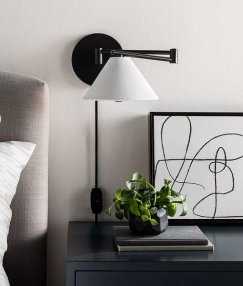 The Target Studio McGee Fall Collection is Cozy AF Bedroom Wall Sconces Bedside Lighting, Bedroom Sconces Bedside, Bedroom Wall Sconces, Bedside Sconces, Mcgee Target, Globe Wall Light, Studio Mcgee Target, Bedside Wall Lights, Basement Bedroom