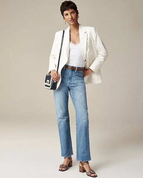 31 New Arrivals at Nordstrom, H&M, and J.Crew That Are So Chic | Who What Wear Suit Guide, Chic Wardrobe, Polo Women, J Crew Men, Mens Chinos, Jeans Outfit, Jcrew Women, Best Jeans, Denim Trousers