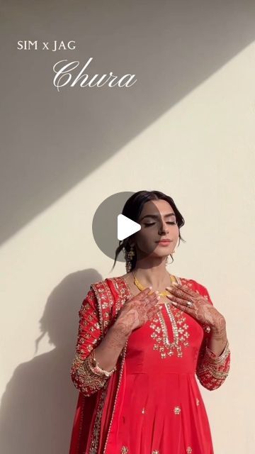 Touch of Elegance 🇨🇦🇺🇸 on Instagram: "Touch Of Elegance Bride - Simran  For her choora ceremony, Simran wanted to wear a traditional Punjabi suit — we designed a red suit with handcrafted gold embroidery. We added in a lace-up back so that she can adjust the sizing of her suit as she likes.   For her jewelry, she paired her stunning gold jhumki &  necklace set with our bestselling Savannah Saharas and Pachi Kundan Hairbraid ⚜️  As a traditional bride, we designed a timeless red choora set for Simran, along with beautiful gold Kaleeray for her to drop over her bridesmaids during the ceremony.   We designed a custom off-white Choora & Kaleeray box for Simran.   The final touch to her look was her mothers red duppata from when she got engaged ♥️  Vendors: Outfit: @touchofeleganceshop Jewe Choora Ceremony, Got Engaged, Traditional Bride, Punjabi Suit, Red Suit, Bride Clothes, Gold Embroidery, Final Touch, Punjabi Suits