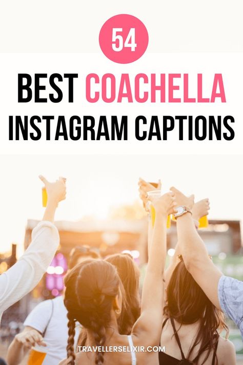 Best Coachella Instagram captions & quotes Coachella Instagram Captions, Music Festival Quotes Instagram, Music Festival Captions For Instagram, Festival Quotes Instagram, Coachella Captions, Festival Captions For Instagram, Coachella Quotes, Music Festival Quotes, Festival Captions