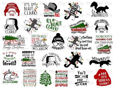 Christmas Vacation SVG Bundle - Christmas SVG Files for Cricut, Silhouette, Glowforge, POD, Sublimation - Funny Christmas Movie Quotes Christmas Movie Quotes Funny, Christmas Vacation Svg, Christmas Family Vacation, Christmas Vacation Party, Christmas Vacation Shirt, Christmas Vacation Quotes, Funny Christmas Movies, Christmas Movie Quotes, Christmas Vacation Shirts