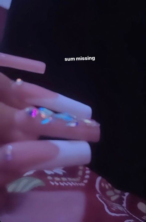 Best Server, Girly Acrylic Nails, Simple Acrylic Nails, Really Cute Nails, Kawaii Nails, Hot Nails, Square Acrylic Nails, Dream Nails, Fire Nails