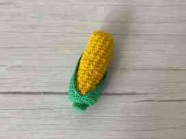 Crochet Corn, Pumpkin Patterns Free, Crochet Apple, Light Worsted Weight Yarn, Corn Cob, Crochet Easter, Crochet Fruit, Steel Crochet Hooks, Crochet Abbreviations