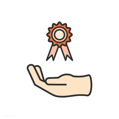 Illustration of business achievement icon | free image by rawpixel.com Creative Notebooks, Free Psd Design, Hands Icon, Beautiful Logos Design, Online Logo Design, Discount Banner, Business Challenge, Make Your Logo, Floral Drawing