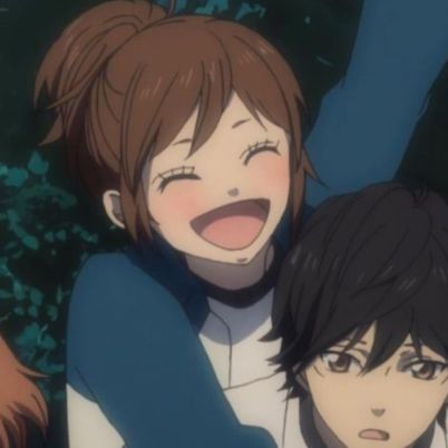 Futaba Y Kou, Blue Springs Ride, Duos Icons, Ao Haru, Best Anime Couples, Japon Illustration, Friend Anime, Cute Anime Profile Pictures, Cartoon Profile Pics