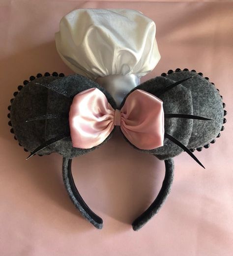 Ratatouille Ears, Diy Mickey Mouse Ears, Micky Ears, Diy Disney Ears, Disneyland Ears, Disney Ears Headband, Diy Mickey Ears, Disney Cute, Disney Mouse Ears