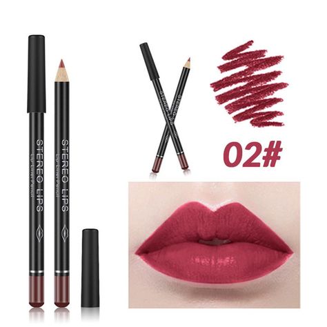 Lipstick Liner, Lip Liner Colors, Lip Liner Set, Lipstick Pencil, Lip Liner Pencil, E Business, Lip Cosmetics, Lip Contouring, Long Lasting Lipstick