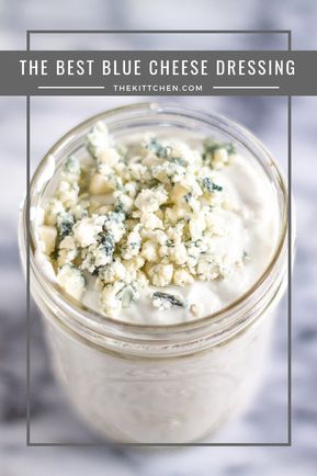 Blue Cheese Dressing Recipe, Cheese Salad Dressing, Blue Cheese Recipes, Blue Cheese Salad, Salad Dressing Recipes Homemade, Blue Cheese Dressing, Homemade Salads, Dressing Recipes, Homemade Dressing