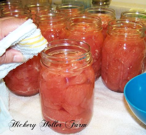 Canning Grapefruit, Grapefruit Recipes, Pressure Canning Recipes, Canning Fruit, Fermented Pickles, Home Canning Recipes, Canning Jam, Canned Food Storage, Canning Tips