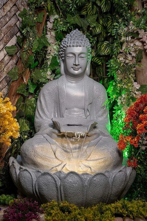 Water fountain Buddha Water Fountain Indoor, Buddha Water Fountain, Water Fountain Indoor, Fountain Indoor, Indoor Water Features, Water Body, Indoor Fountain, Water Bodies, Water Feature