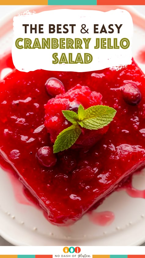 Easy Cranberry Jello Salad, Cranberry Pineapple Jello Salad, Jello Recipes Christmas, Congealed Salads, Cranberry Desserts, Jello Deserts, Cranberry Jello Salad, Pineapple Jello, Cranberry Salad Recipes