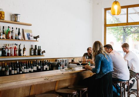 It may be small, but this neighbourhood wine bar packs a huge range. Scandinavian Bar Design, Wine Bar Restaurant Interiors, Small Wine Bar Ideas, Small Bar Design, Small Wine Bar, Wine Bar Interior, Italian Restaurant Design, Natural Wine Bar, Wine Pub