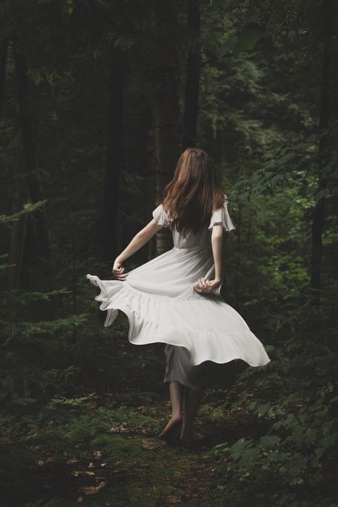 Flowy Dress Photoshoot, Rustic Architecture, Fairytale Photoshoot, Haunting Photos, Woods Photography, Fairytale Photography, Forest Girl, Fantasy Forest, Fantasy Photography